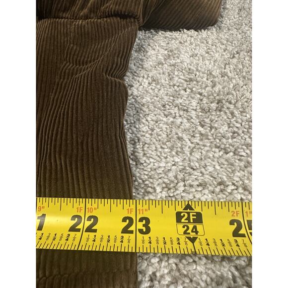 David Taylor Men’s Corduroy Blazer 46L Brown Sport Coat Jacket Cotton 2 Button - Picture 4 of 11